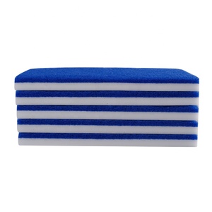 Groothandel Wasbare 2-laags Melamine Sponsmop Met Blauwe Schuurspons - Product Image 5