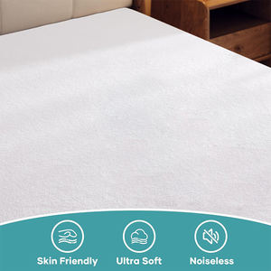 Protecteur de matelas en coton éponge de qualité supérieure OEM/ODM, hypoallergénique, élastique, imperméable, anti-punaises de lit, jusqu'à 18 pouces - Product Image 3