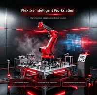 Bras robotique servo-électrique de haute précision avec PLC et boîte de vitesses, charge utile de 5 kg, rayon de 930 mm, pour préhension et placement, protection IP65