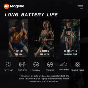 Magene Heart Rate Monitoring tập thể dục trackers H64 magene S3 + tốc độ cadence Sensor với ngực Strap Heart Rate Sensor - Product Image 6