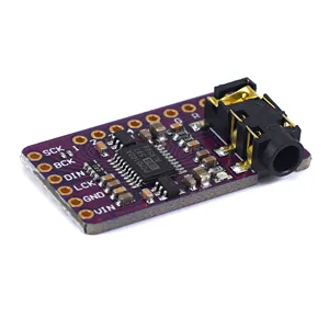 Interfaz I2S PCM5102A, Decodificador DAC GY-PCM5102, Módulo Reproductor I2S, Placa Formato pHAT, Placa de Audio Digital PCM5102 - Product Image 1