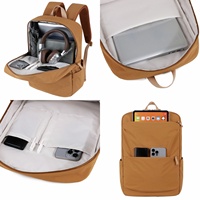 Sac à dos pour ordinateur portable multi-compartiments, grande capacité, léger, durable, respirant, imperméable, tendance, Oxford, idéal pour les voyages