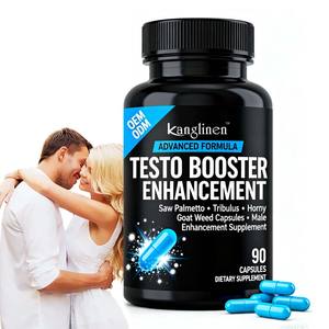 Hersteller Testo Booster Enhancement Erhöhen Sie die Kraft der Muskelkraft. <span class=keywords><strong>Male</strong></span> Enhancement Supplement Horny Goat Weed Capsules - Product Image 1