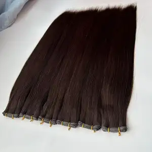 Can Be Cut Seamless Genius Weft Hair No Return Natural Hair Double Drawn raw virgingenius pu skin hair weft extension