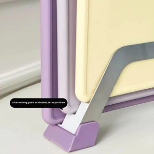 Planche à découper en plastique antidérapant double face <span class=keywords><strong>violet</strong></span> 3 pièces de grande valeur - Product Image 4