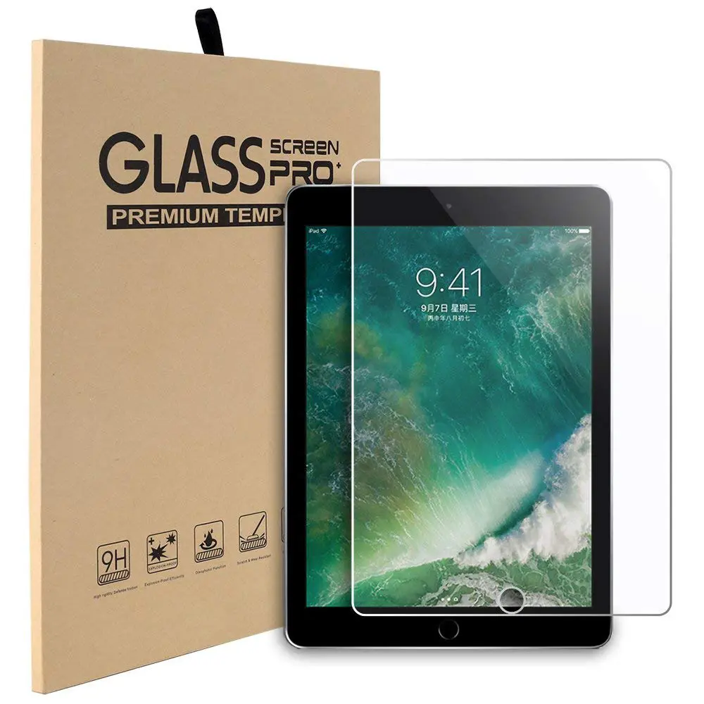 9.7 Inch Anti Scratch Tempered Glass Film Screen Protector for iPad 9.7 10.2 10.9 Inch 2017 2018 5 6 Air 1 Air 2 9.7 10.2 10.9