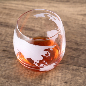 Carafe à whisky en gros, globe terrestre gravé, verres à vodka, carafe globe - Product Image 3