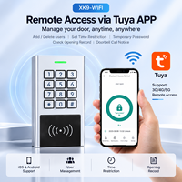 Clavier de contrôle d'accès WiFi RFID Secukey, système d'entrée intelligent Tuya APP, étanche IP66, contrôleur d'accès par carte PIN en métal