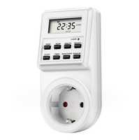 Stop Kontak Timer Digital Pintar 230V yang Dapat Diprogram, Standar EU US UK untuk Rumah dan Kantor dengan Arus Terukur 16A