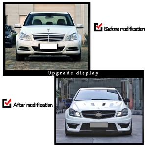 Nouveau kit carrosserie de pare-chocs arrière <span class=keywords><strong>AMG</strong></span> <span class=keywords><strong>C63</strong></span> pour <span class=keywords><strong>Mercedes</strong></span>-Benz Classe C <span class=keywords><strong>W204</strong></span> Facelift, état neuf - Product Image 3