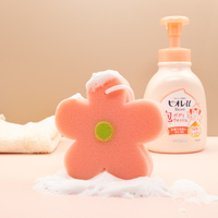 Dessin animé doux mousse épurateur corps nettoyage bébé éponge de bain pour le bain absorbant exfoliant douche éponge
