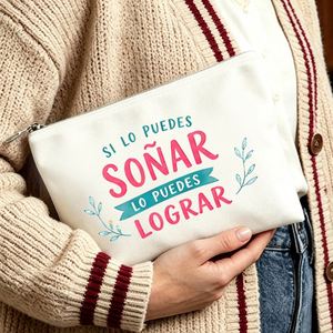 Pochette tendance avec slogan, pour cosmétiques et articles de toilette, idéale pour les voyages, la salle de sport, l'usage quotidien, pochette cadeau compacte pour maman - Product Image 5