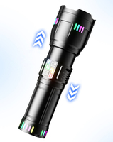 Lampe torche LED zoomable étanche 1000+ lumens Portable Montagne USB Rechargeable Camping Extérieur Alliage d'aluminium