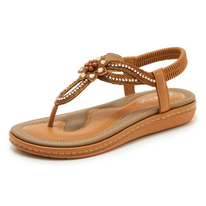 DZ-Y0 Nửa Giày Sandal Nữ Giày Thiết Kế Sang Trọng Giày Nữ Giày Mùa Hè Girt Giày Flat Đi Biển Sandal Nữ Giày - Product Image 1