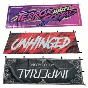 Bandera Nobori Decorativa para Garaje con Impresión Digital Personalizada, Diseño Nuevo 2025, 180*60CM 10*30CM, Pancarta Publicitaria Japonesa - Product Image 2