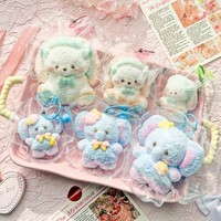 Jouets sensoriels en silicone à décompresser, jouets à presser anti-stress, animaux (éléphant, pingouin, ours en peluche, lapin), porte-clés