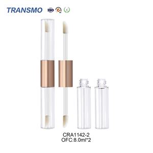 Empty Gold Tube Lip Gloss Double Sided Lipgloss Tube Lip <b>Matte</b> Bottle Packaging Labels Lip Gloss Tube - Product Image 4