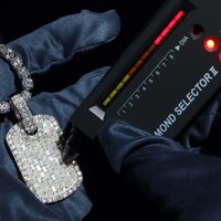 Pendentif personnalisé en moissanite, entièrement serti de baguettes et de pierres rondes VVS, en argent sterling 925, collier hip-hop bling bling unisexe