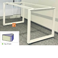 Bureau de direction moderne modulaire avec structure en fer, assemblage DIY, taille personnalisable pour directeurs, PDG, patrons, personnel - Meubles chinois