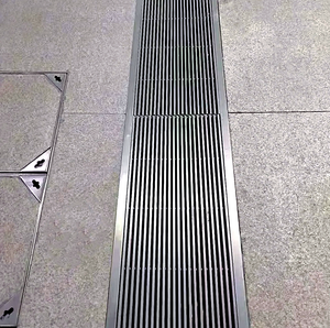 Drenaje de Piso de Acero Inoxidable, Canal de Drenaje de Lluvia, Canal de Agua Superficial Moderno Tipo Fresa, Sistema de Protección <span class=keywords><strong>para</strong></span> Aceras, Bañera - Product Image 5