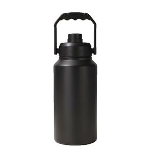 Bouteille isotherme en acier inoxydable de grande capacité 3,8 L (128 oz) avec compartiment pour glaçons, tasse à maintien au froid - Product Image 5