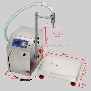 Macchina Riempitrice Elettrica Semiautomatica ad Alta Velocità e Grande Volume per Bevande Liquide con Pesatura Quantitativa - Product Image 5