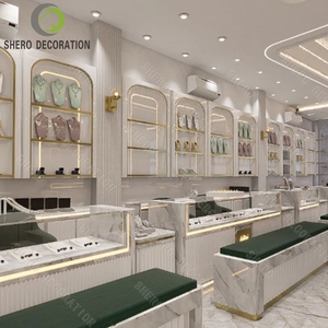 Custom High-End Glass Counter Jewelry Showcase for Display Cabinets in Retail Store Displays - Product Image 2