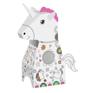 Juguete Creativo de Pintura 3D, Manualidades, Pintura en Cartón <span class=keywords><strong>para</strong></span> <span class=keywords><strong>Colorear</strong></span> <span class=keywords><strong>Animales</strong></span>, Unicornio, Juguete de Dibujo <span class=keywords><strong>para</strong></span> Niños - Product Image 4