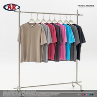 Kaos ODM/OEM Berkualitas Tinggi Terbuat dari 100% Katun Murni, Pakaian Pria Oversize dengan Lengan Pendek Motif Serpihan Salju Goreng