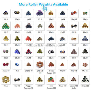 KTD di alta qualità durevole GY6 125 moto Scooter Roller pesi Set <span class=keywords><strong>SYM</strong></span> Mio 115 <span class=keywords><strong>Sym</strong></span> JET 14 <span class=keywords><strong>200</strong></span> - Product Image 2