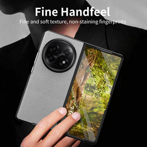 Étui à Grain d'arbre pour <span class=keywords><strong>Oppo</strong></span> <span class=keywords><strong>Find</strong></span> N5 N3 N2 <span class=keywords><strong>N</strong></span> / N3 N2 Flip luxe arrière antichoc Anti-chute lentille couverture complète - Product Image 4