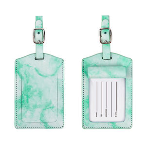 OEM ODM Portátil y Duradero, Funda para Pasaporte de Cuero PU, Bolso para Pasaporte, Juego de Etiquetas para Equipaje para Viajes de Luna de Miel - Product Image 2