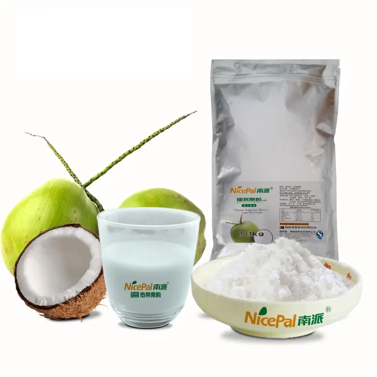천연 고 60% 지방 스프레이 식물 단백질 커피 카레 아이스크림 조미료 소스에 대한 비타민이 풍부한 건조 코코넛 분유