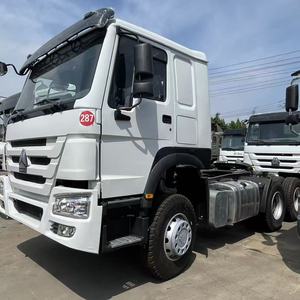 รถบรรทุกหัวลากซิโนทรัค ฮาวโอ 6x4 ดีเซล 351-450 แรงม้า ระบบกันสะเทือนแบบลม เกียร์ธรรมดา พวงมาลัยซ้าย ใหม่ สำหรับขนส่งโลจิสติกส์ - Product Image 1