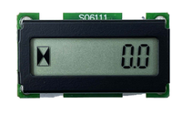 Pabrik Aikesi Menyediakan Penghitung Jam Digital LCD 12V untuk Mesin Excavator Generator Layar 6-Digit Penyimpanan Data 10 Tahun