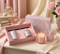 Duftkerzen-Spray-Geschenkset, Raumduft und Raumspray-Box-Set, Reed-Diffusor und Duftkerzen-Set