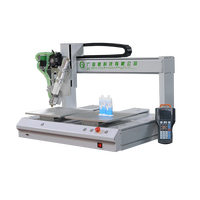 Machine de distribution de colle entièrement automatique à 3/4 axes pour colle silicone thermofusible et colle AB, avec fonctions de distribution et d'injection