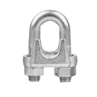 Clips de câble en acier inoxydable de taille complète de M3 à M36, type boulon en U, pince à griffe de chat pour la fixation de câbles