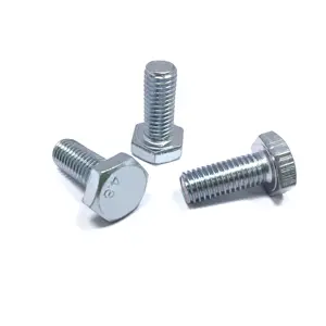 Manufacturers Provide Low Price M8 M10 M58 Hexagon Head Bolt Grade 4.8/ 8.8/ 10.9 Half Thread Hex Bolts and Nuts