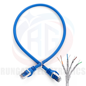 Rg SFTP Đồng LAN Cáp vá dây 5m chiều dài RJ45 nối 23AWG Kích thước mạng để cat8 tiêu chuẩn - Product Image 1