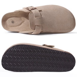 YL-25364 zoccoli in camoscio da <span class=keywords><strong>donna</strong></span> con supporto ad arco-ciabatte da letto in sughero, <span class=keywords><strong>scarpe</strong></span> <span class=keywords><strong>ortopediche</strong></span> da casa per uso interno esterno - Product Image 4