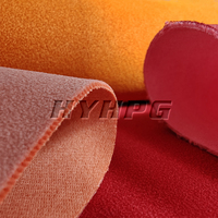 Cuir microfibre PU écologique effet daim nubuck doux, finition entièrement mate et givrée pour empeignes de chaussures, sacs, ceintures FC077