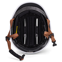 Casco de Seguridad Ultraligero para Desplazamientos Urbanos y Ciclismo en Carretera, Cómodo, Unisex para Adultos, Diseño Redondo Ovalado con Cierre de Hebilla