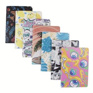Cartera de piel sintética estampada para tarjetas, pasaportes y documentos, con bloqueo RFID, 5 compartimentos gruesos de 50 mm, sin cierre. - Product Image 2
