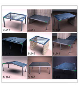 Pérgola de Jardín Personalizada de 4x6m, Terraza Adjunta a la Casa, Solárium, Gazebo Exterior, Cobertizos de Patio de Aluminio en Venta - Product Image 6