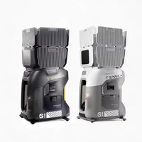 Máquina Lanzapelotas de Tenis Portátil Tenniix con IA, Robot de Entrenamiento de Tenis, Máquina de Tiro para Práctica