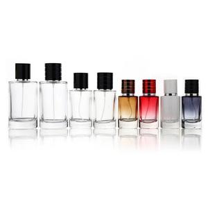 Offre Spéciale bouteille de parfum de luxe ronde vide 30ml 50ml 100ml atomiseur en verre avec forme de cylindre écologique - Product Image 4