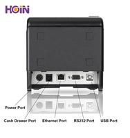 Imprimante thermique de reçus USB 80 mm certifiée BIS pour système de point de vente Android, noir et blanc, compatible SDK, garantie 1 an, stock disponible