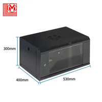 Commutateur d'armoire murale à rack réseau surveillance de courant faible amplificateur de puissance domestique et commercial 6U mural