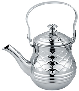 حار بيع الملكي عالية الجودة الفولاذ المقاوم للصدأ براد شاي العربية إبريق المغربي براد شاي - Product Image 6